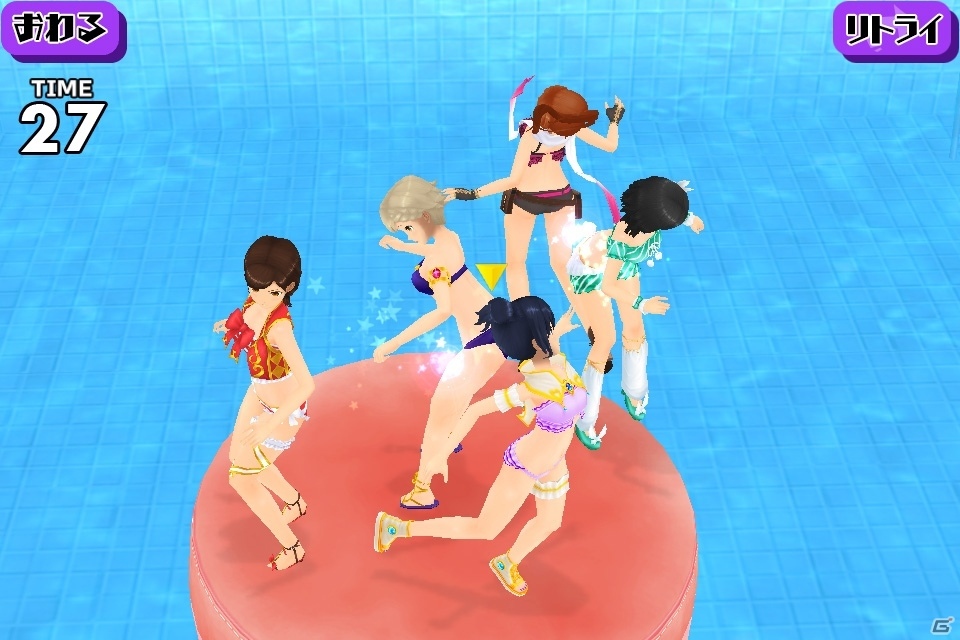 「スクールガールストライカーズ2」水着姿の女の子たちの熱き闘い！新コンテンツ「水着 DE ドン！」が登場の画像1