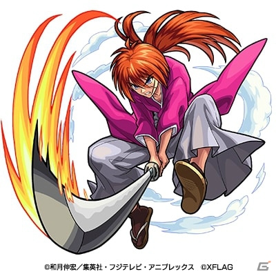 「るろうに剣心」と「モンスト」とのコラボは8月17日スタート！一部登場キャラクターを紹介の画像2