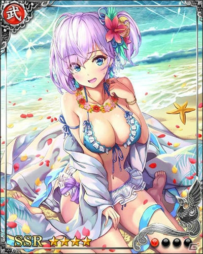 「戦国炎舞 -KIZNA-」水着姿の上杉謙信と徳川家康が登場する「渚の戦姫」ガチャが開催！の画像10