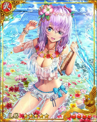 「戦国炎舞 -KIZNA-」水着姿の上杉謙信と徳川家康が登場する「渚の戦姫」ガチャが開催！の画像11