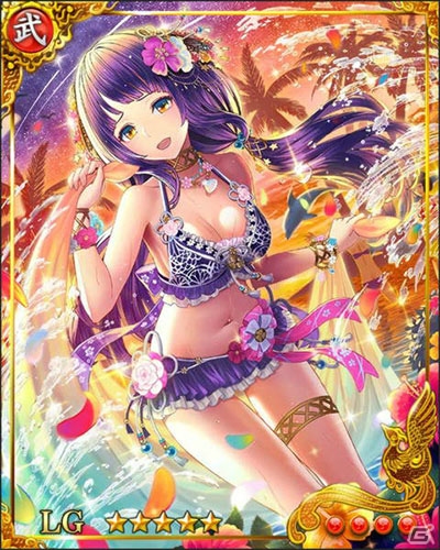 「戦国炎舞 -KIZNA-」水着姿の上杉謙信と徳川家康が登場する「渚の戦姫」ガチャが開催！の画像7