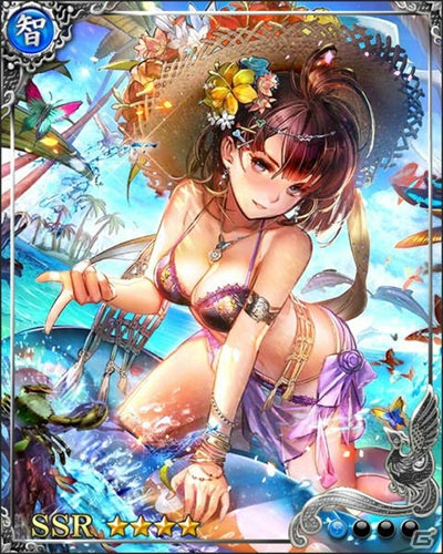 「戦国炎舞 -KIZNA-」水着姿の上杉謙信と徳川家康が登場する「渚の戦姫」ガチャが開催！の画像8