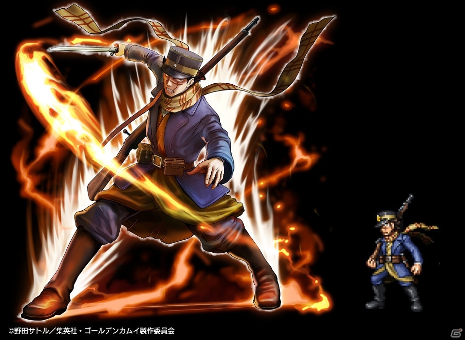 「グランドサマナーズ」アニメ「ゴールデンカムイ」コラボが8月23日より開催！杉元らの覚醒イラストが公開の画像3