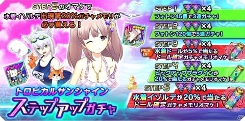 「ドールズオーダー」水着姿のイゾルデ(CV：五十嵐裕美)、ベディヴィエール(CV：三森すずこ)が登場！の画像12