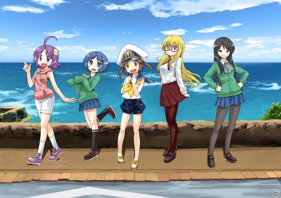 「World of Warships」のLINEスタンプ「ぷかぷか艦隊スタンプ」が8月17日に発売！の画像1