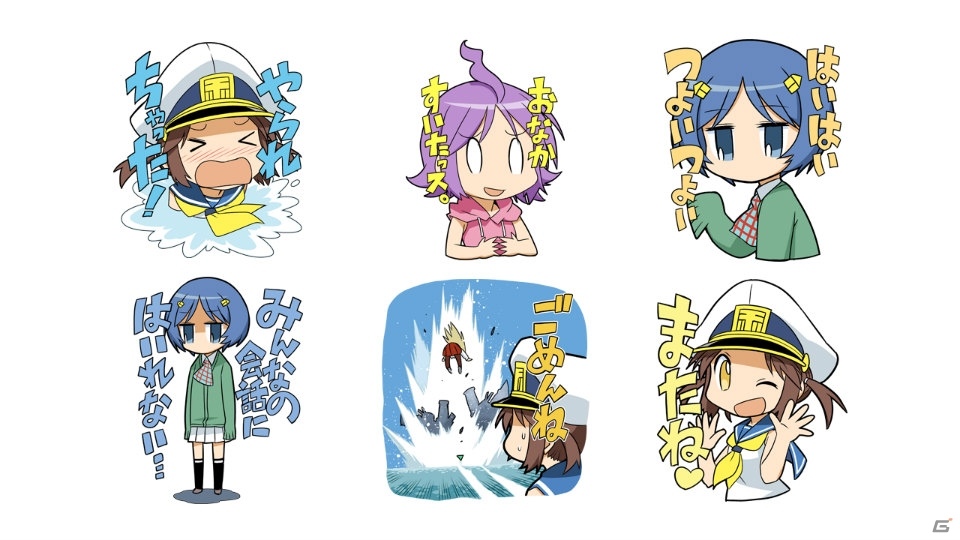 「World of Warships」のLINEスタンプ「ぷかぷか艦隊スタンプ」が8月17日に発売！の画像6