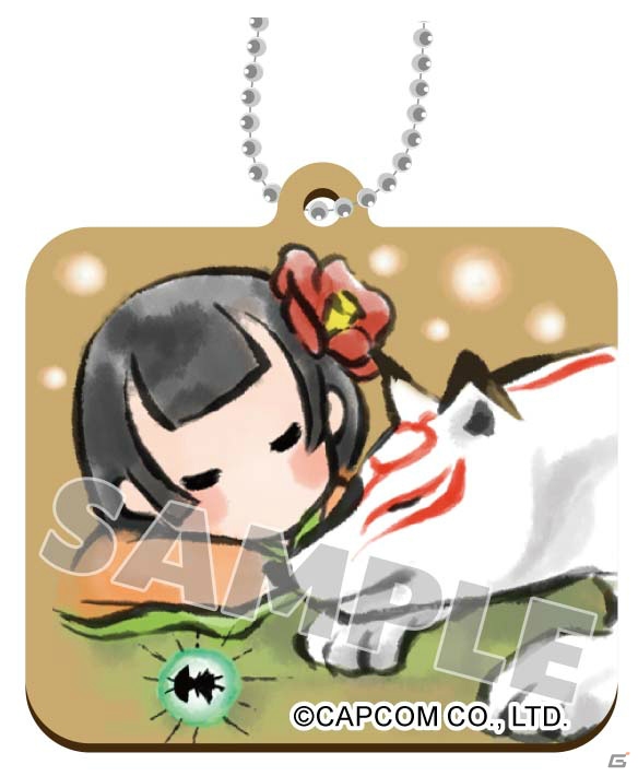 「大神」のオンラインキャラクターくじが発売！島崎麻里氏描き下ろしイラストのグッズが登場の画像3