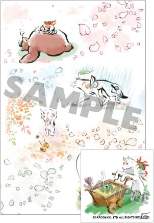 「大神」のオンラインキャラクターくじが発売！島崎麻里氏描き下ろしイラストのグッズが登場の画像8