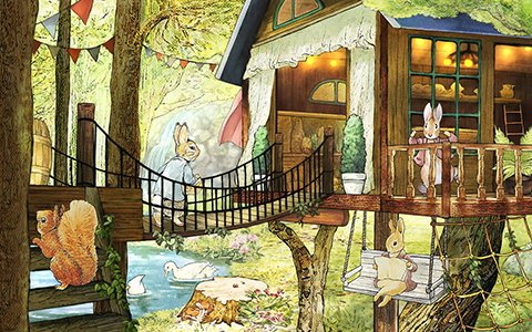 「ピーターラビット -小さな村の探しもの-」デコ変更機能が実装！変更用デコがもらえるイベントも開催
