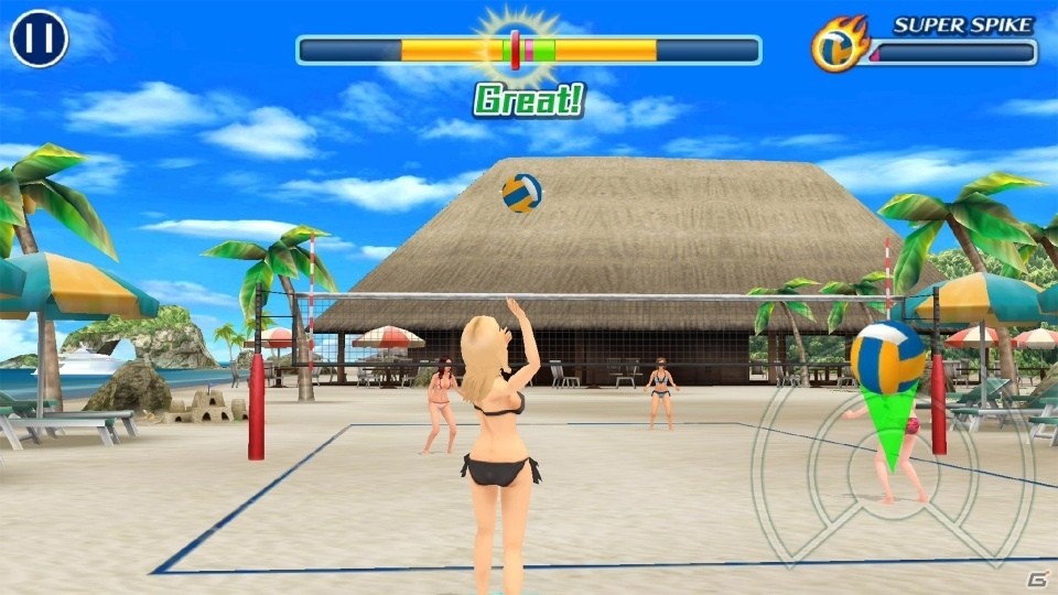 常夏のリゾート地でビーチバレーを楽しもう！Android「ビーチバレーボールパラダイス」が配信開始の画像3