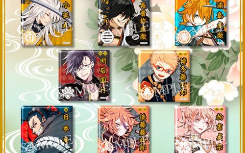 「刀剣乱舞-ONLINE-」よりスクエア型の缶バッジ第3弾が登場！