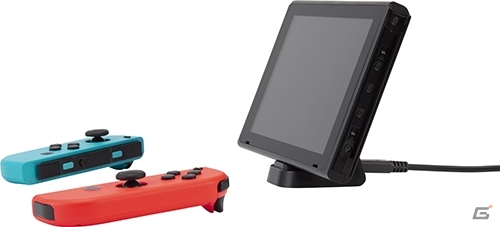 充電しながらテーブルモードで遊べるコンパクトサイズの充電スタンド「CYBER・ミニ充電スタンド（SWITCH用）」が8月31日に発売の画像3