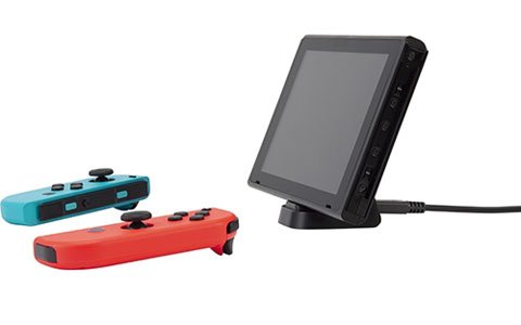 充電しながらテーブルモードで遊べるコンパクトサイズの充電スタンド「CYBER・ミニ充電スタンド（SWITCH用）」が8月31日に発売