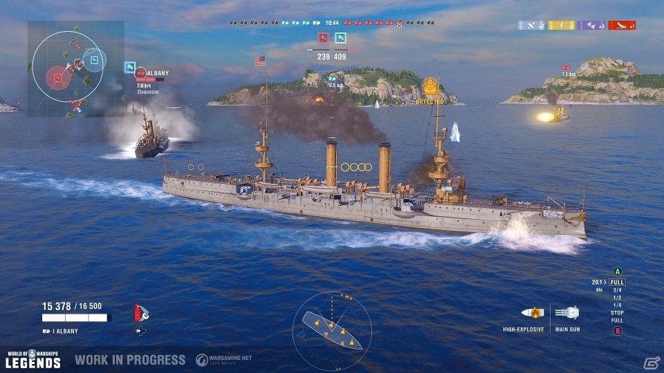 2019年リリース予定の「World of Warships: Legends」gamescomトレーラーが公開！の画像8