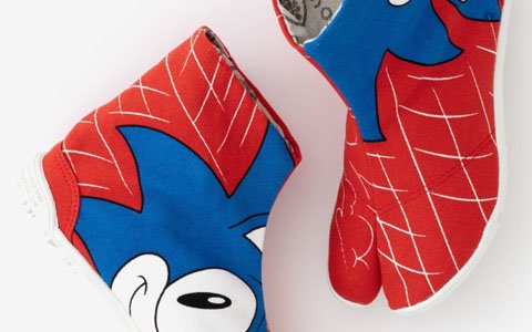 「ソニック・ザ・ヘッジホッグ」のコラボ足袋が「SOU・SOU」より本日発売！