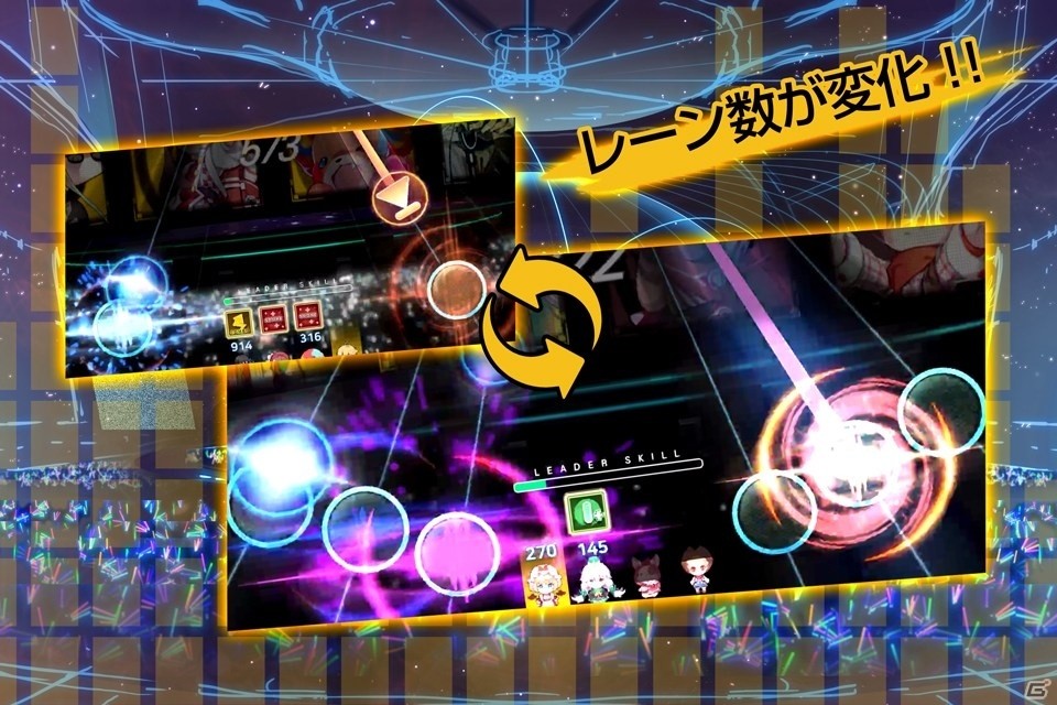 プレイ中にレーン数が変わるリズムゲーム「TAPSONIC TOP」の事前登録がスタート！の画像2