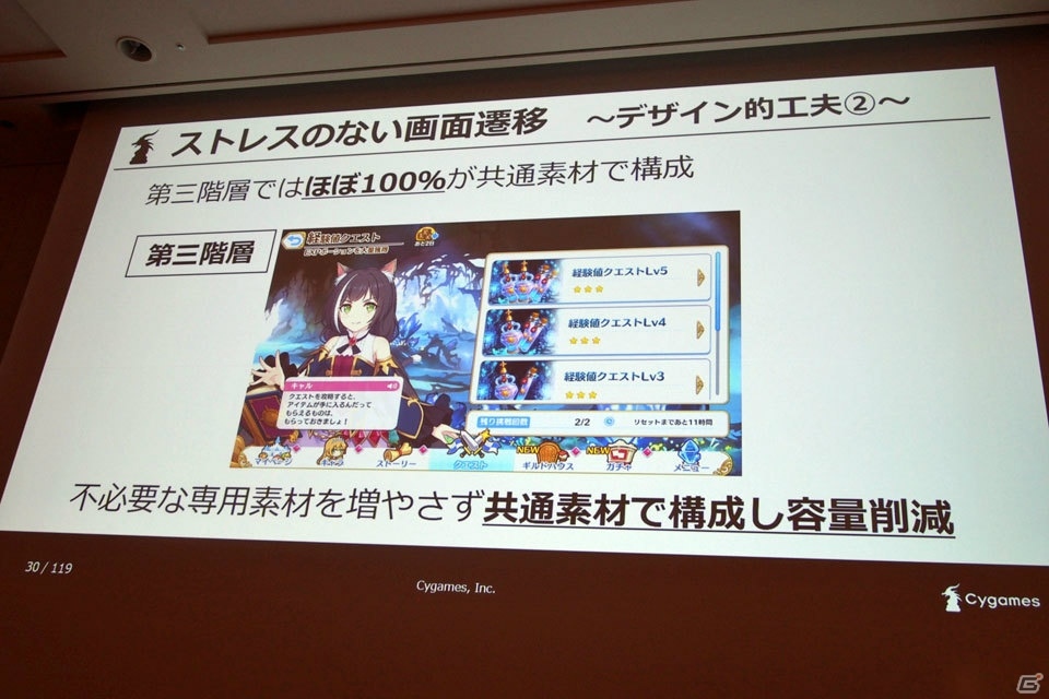 アニメRPGを実現した「プリンセスコネクト！Re:Dive」のUIデザインとプロトタイピング【CEDEC 2018】の画像14