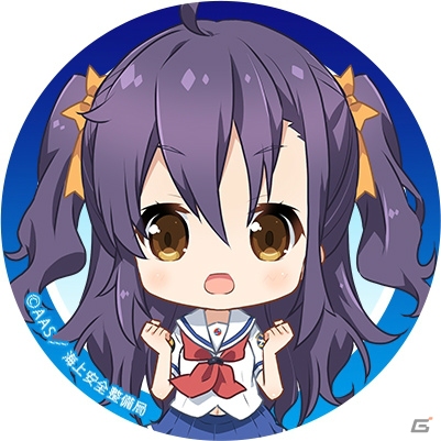 「ハイスクール・フリート 艦隊バトルでピンチ！」駿河留奈のTwitterアイコン、ヘッダーが配布の画像1