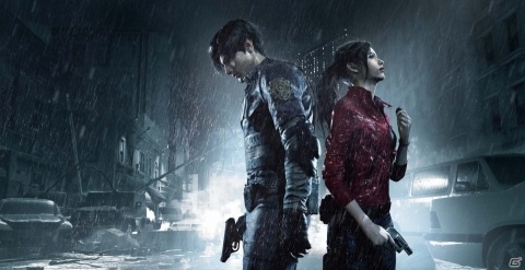 「バイオハザード RE:2」レオンとクレアが背中合わせにたたずむキービジュアルが公開！の画像1