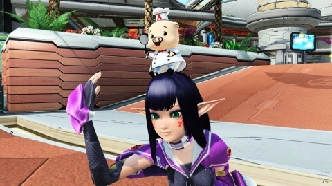 「PSO2」×「ブタキム」コラボ決定！ロビーアクション「ブタキムを食べる」などが入手可能の画像4