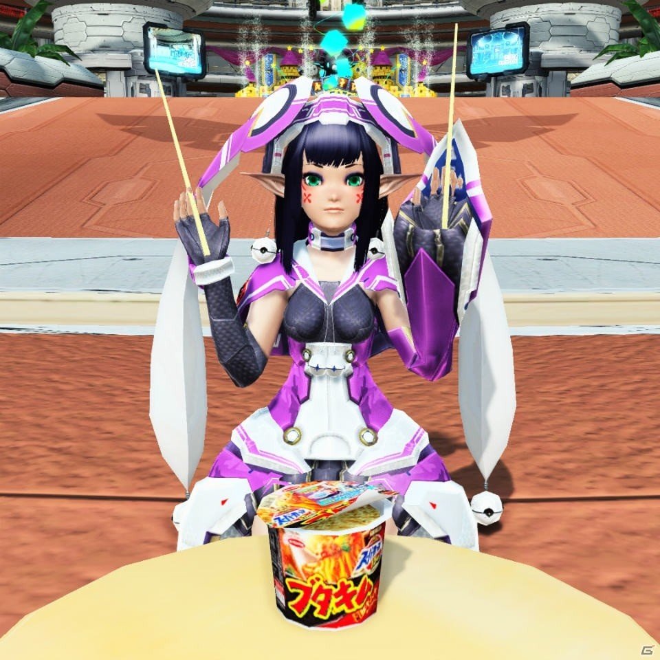 「PSO2」×「ブタキム」コラボ決定！ロビーアクション「ブタキムを食べる」などが入手可能の画像6