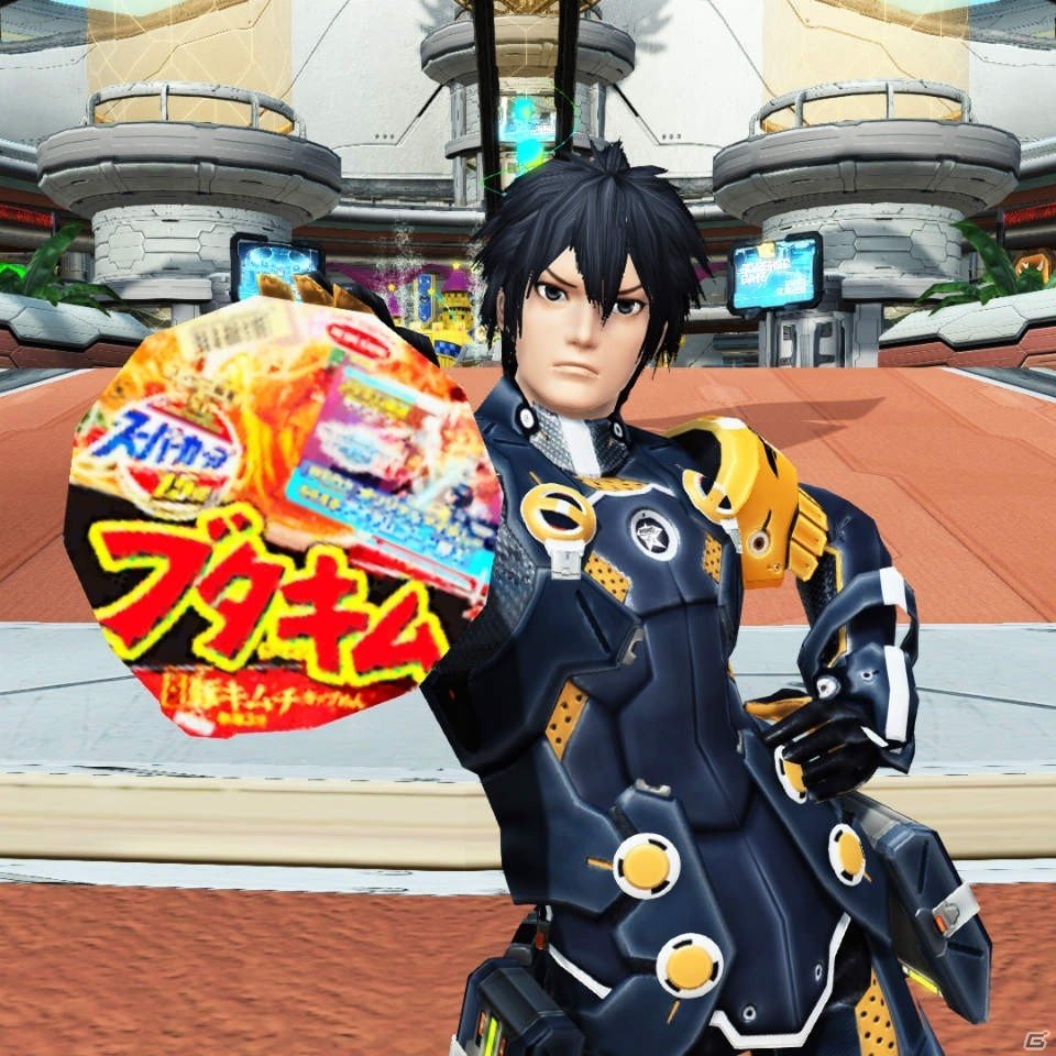 「PSO2」×「ブタキム」コラボ決定！ロビーアクション「ブタキムを食べる」などが入手可能の画像7
