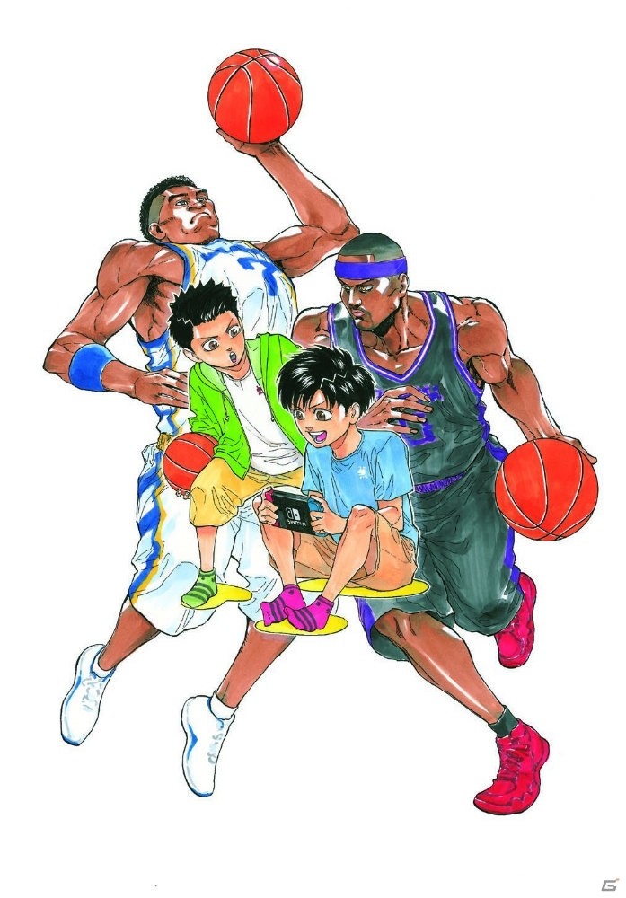 「NBA 2K19」バスケ漫画「switch」とのコラボを発表！描き下ろしイラストが公開の画像2