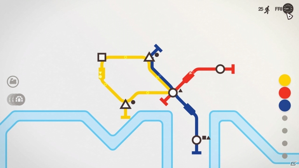 世界中の都市を舞台にした地下鉄シミュレーション「Mini Metro」がNintendo Switch向けに配信開始の画像2