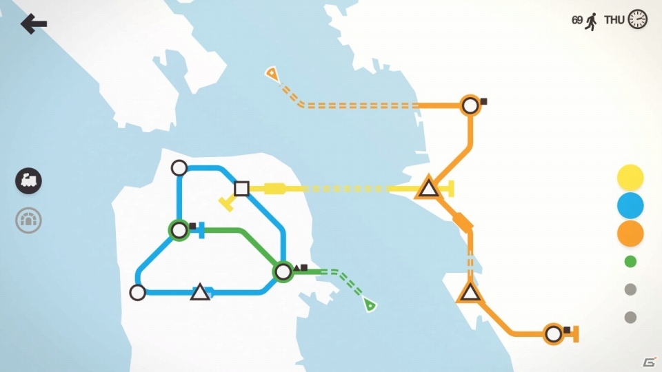 世界中の都市を舞台にした地下鉄シミュレーション「Mini Metro」がNintendo Switch向けに配信開始の画像5