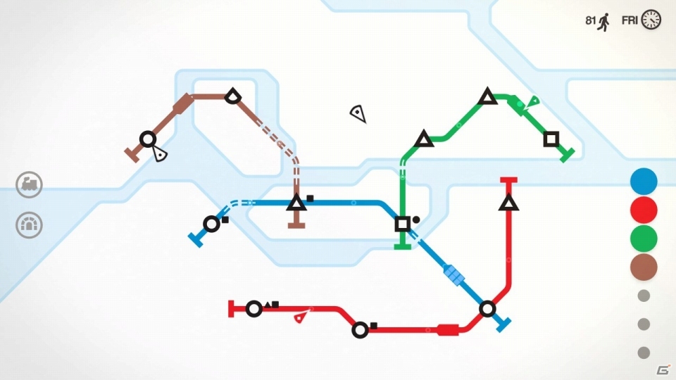 世界中の都市を舞台にした地下鉄シミュレーション「Mini Metro」がNintendo Switch向けに配信開始の画像6