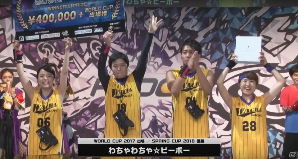 ARスポーツ大会「HADO SUMMER CUP 2018」でチーム「わちゃわちゃ☆ピーポー」が優勝！の画像2