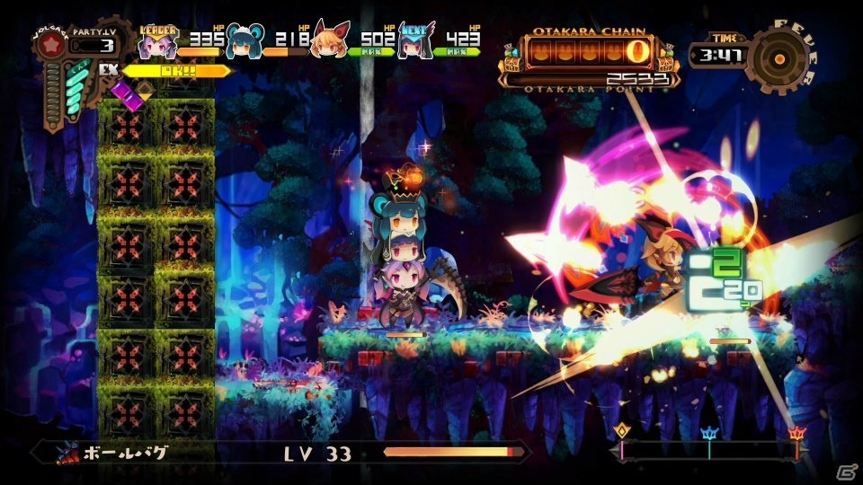 “DANGO”になったパーティで戦う異色の2Dアクション「ラピス・リ・アビス」がPS4/Switchで11月29日に発売の画像26