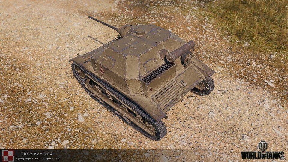 「World of Tanks」アップデート1.1実装を記念してTier II ポーランド プレミアム車輛「TKS 20」が配布！の画像3