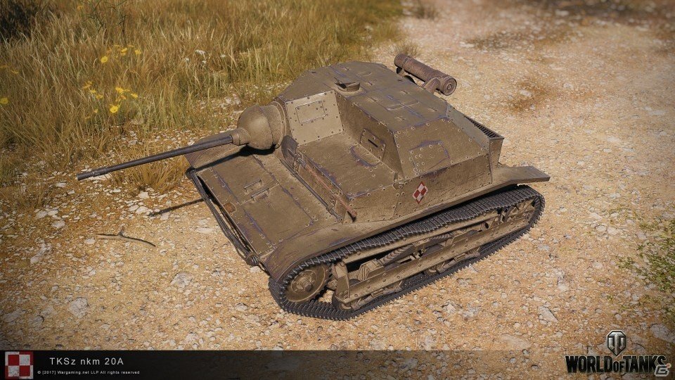 「World of Tanks」アップデート1.1実装を記念してTier II ポーランド プレミアム車輛「TKS 20」が配布！の画像4
