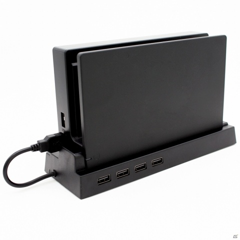 4人同時対戦も可能！Switch用周辺機器「4ポートUSBハブ ドックスタンド」が本日9月6日に発売！の画像4