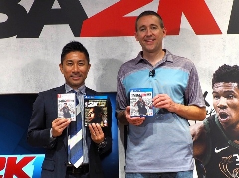 前園真聖さんがアンバサダーに就任！NBAゲーム「NBA 2K19」発売記念イベントをレポートの画像1