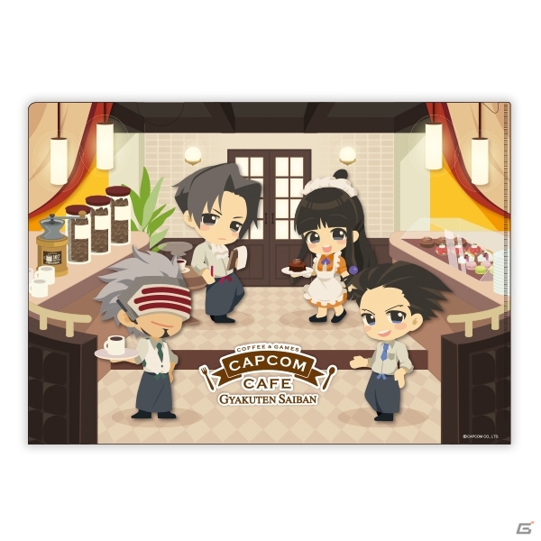 「カプコンカフェ」×「逆転裁判」カフェコラボグッズが一斉公開！の画像1