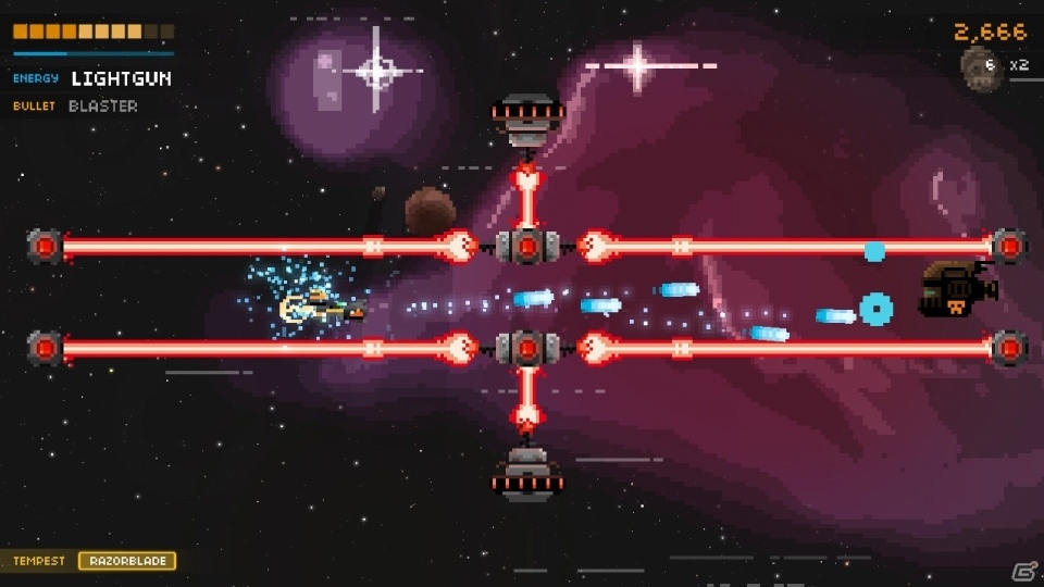 2P協力プレイも可能な2Dシューティングゲーム「ステレデン バイナリースターズ」が9月20日より配信開始の画像3