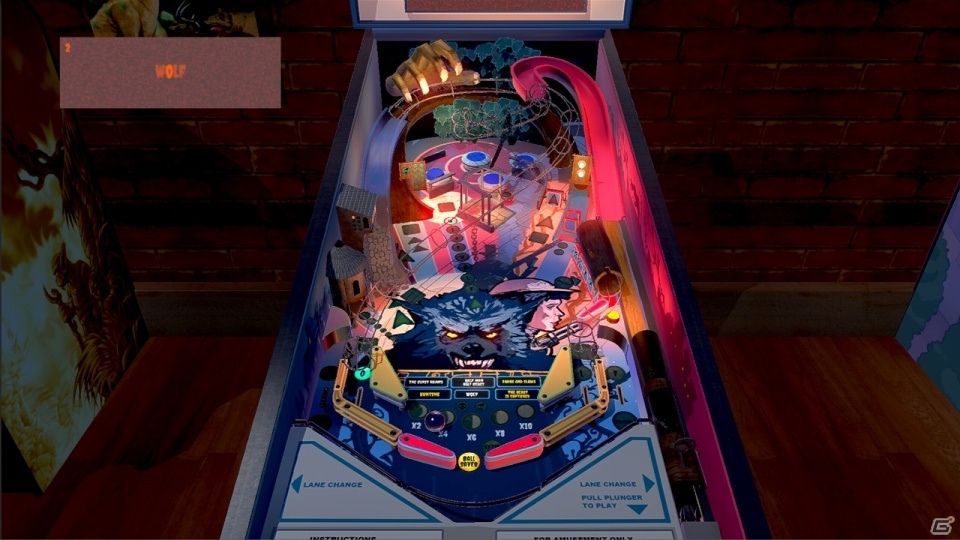 手軽に遊べる、3コインピンボールコレクション第3弾！「Werewolf Pinball」がNintendo Switch向けに配信の画像4