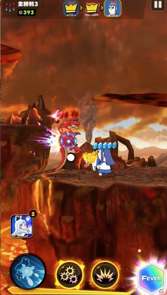 「バクレツモンスター」コラボ予定の「ポプテピピック」のキャラが登場するバトルシーン動画を公開の画像5