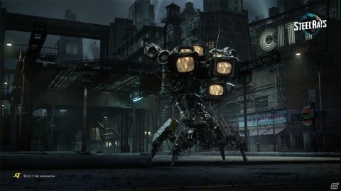 「スティール ラッツ」東京ゲームショウ2018エントランスにジャンクボットのオブジェが展示！の画像1