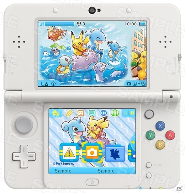 ニンテンドー3dsテーマ ポケモン ボスごっこピカチュウ ポケモン ラプラスに乗って が登場 の画像 ゲーム情報サイト Gamer