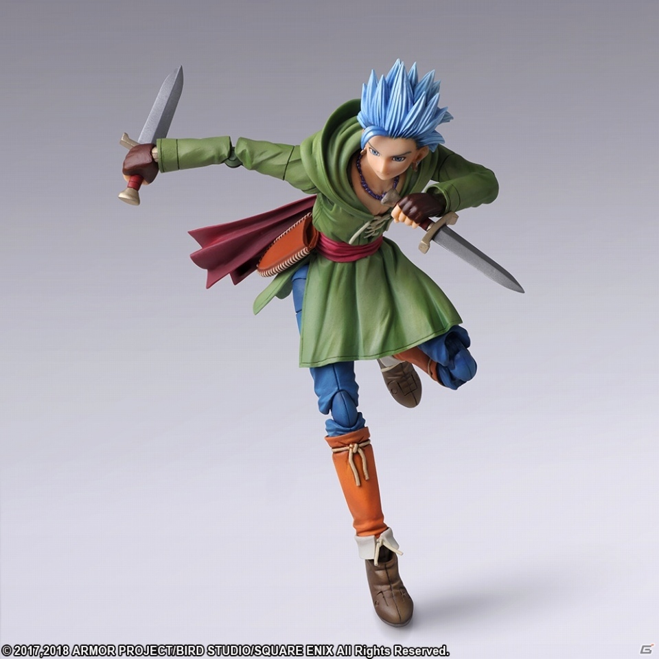 自由自在に稼働する「ドラゴンクエストXI 過ぎ去りし時を求めて ブリングアーツ カミュ」が発売決定！の画像7