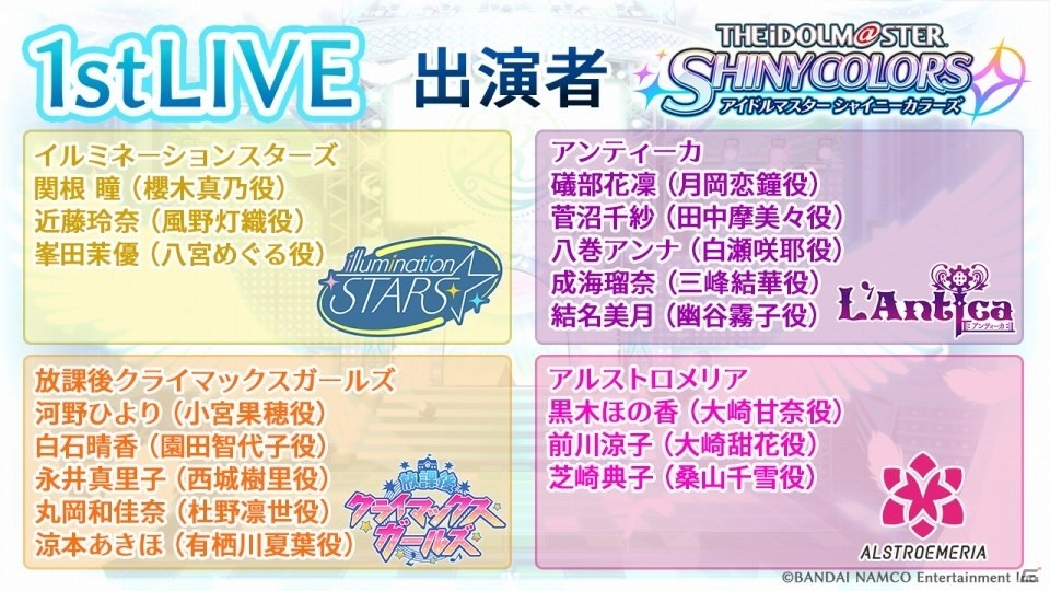 【TGS2018】「アイドルマスター シャイニーカラーズ」1stLIVEの開催が決定！ゲーム内のアップデート情報なども紹介の画像28