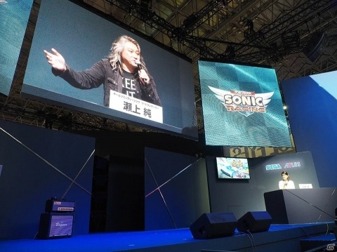 【TGS2018】飯塚隆氏×瀬上純氏のトークショー＆ミニライブ！「チームソニックレーシング」のステージイベントレポートの画像3