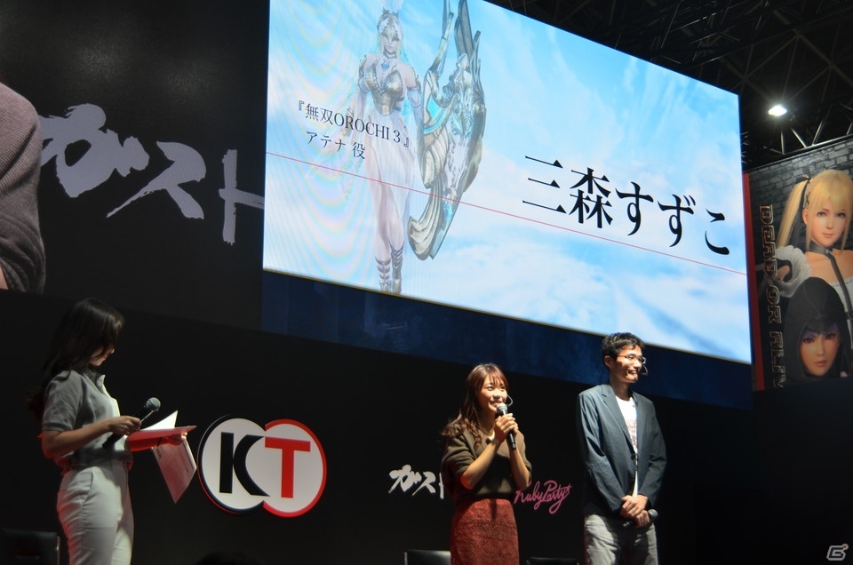 TGS2018】三森すずこさん演じるアテナにフィーチャーした「無双OROCHI3