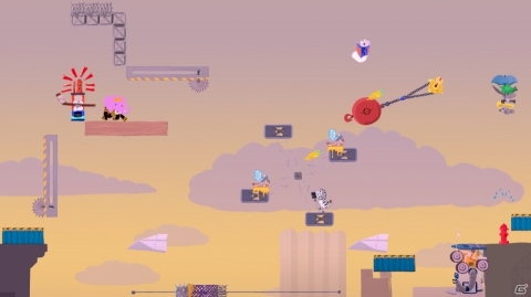 ワナを仕掛けてかわしてハチャメチャバトル！「Ultimate Chicken Horse」Switch版が配信！の画像2
