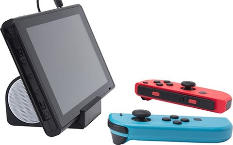 ゲームサウンドを高音質で楽しめる！スタンド機能付きのSwitch用スピーカーが発売