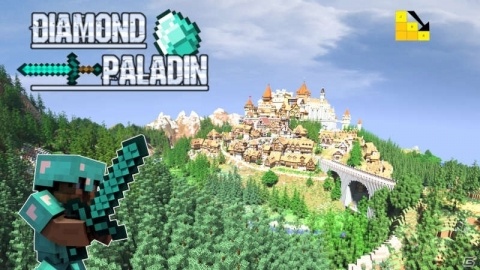 「Minecraft」マーケットプレイスに新ワールド「Diamond Paladin」が登場！の画像1