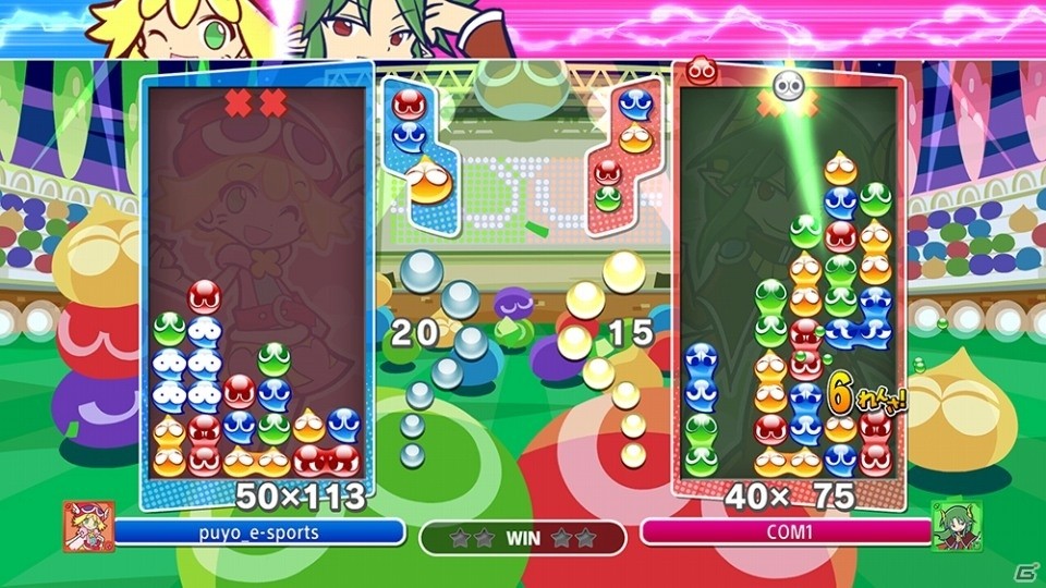 「ぷよぷよeスポーツ」相殺アクションや登場キャラクターなどゲーム情報第2弾が公開！の画像2